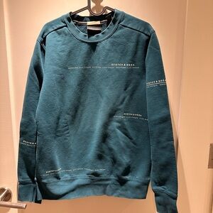 Scotch & Soda Men's Teal Sweatshirt M